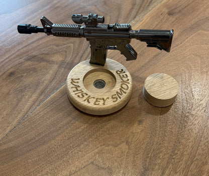 SOLID WHITE OAK WHISKEY SMOKER