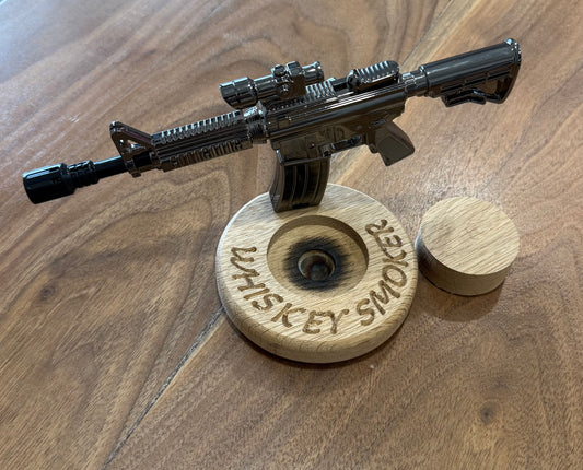SOLID WHITE OAK WHISKEY SMOKER