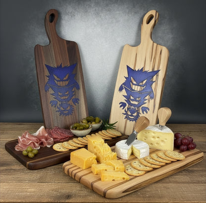 BLACK WALNUT / WORMY MAPLE GENGAR EVOLUTIONS CHARCUTERIE BOARD