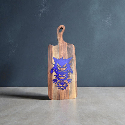 BLACK WALNUT / WORMY MAPLE GENGAR EVOLUTIONS CHARCUTERIE BOARD